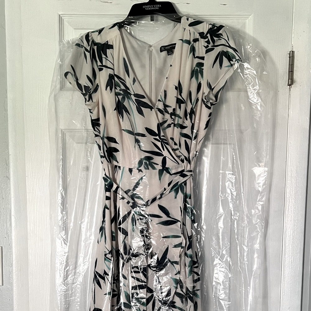 INC International Concepts Floral Ruffle Tiered Midi Dress